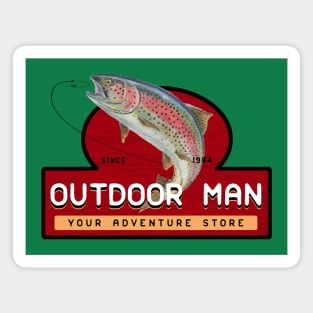 Outdoor Man Magnet